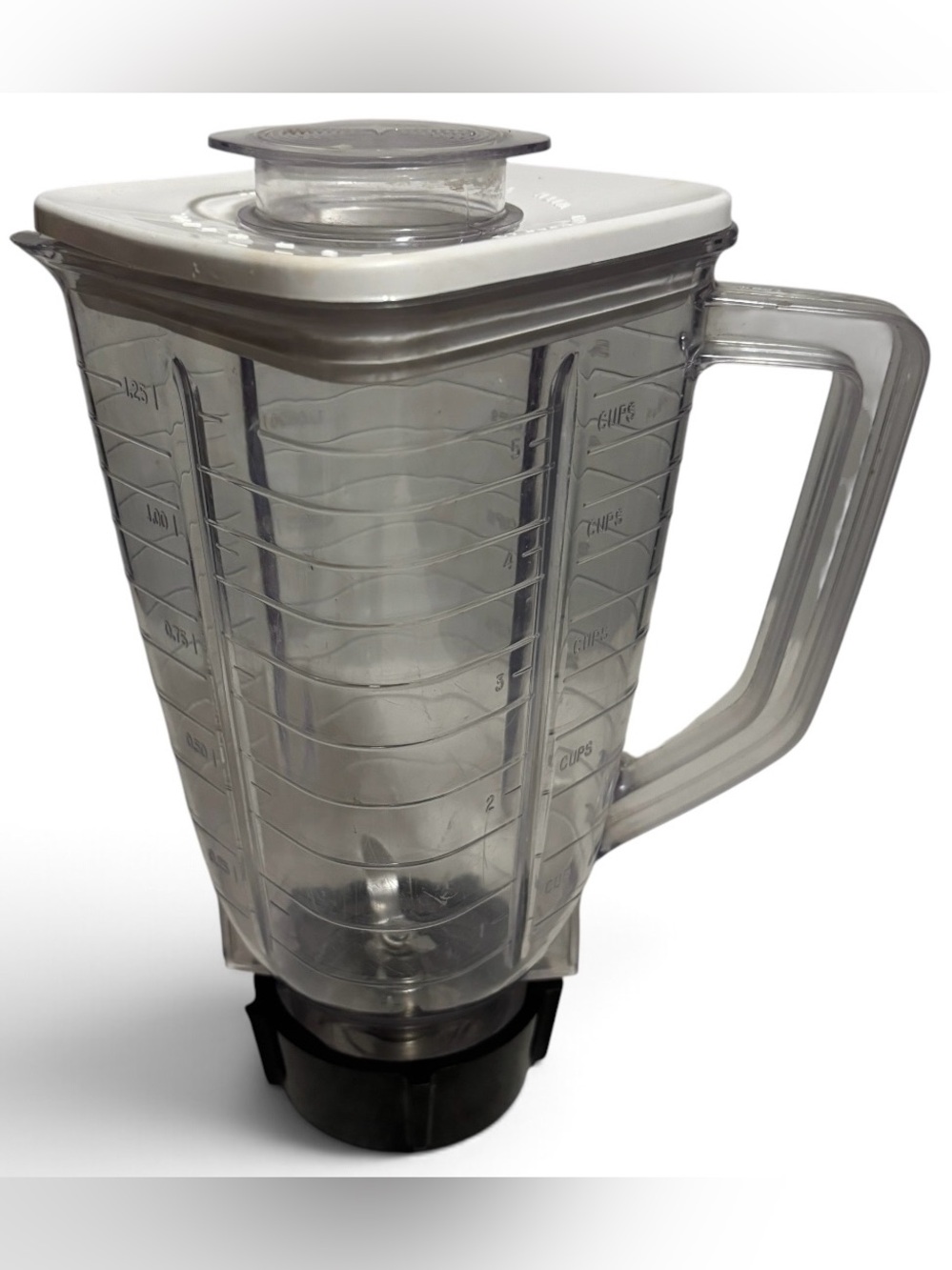 VTG Osterizer Blender Replacement Jar 5-Cup Square Plastic Pitcher Lid Blade Ass